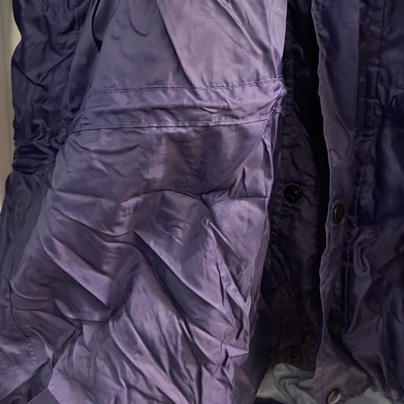 Campmor purple large hooded Utility zip up jacket - Picture 3 of 7